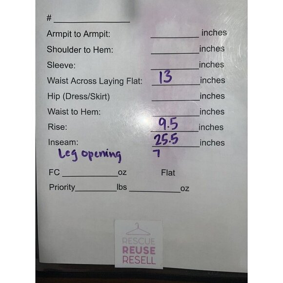 VERONICA Beard Cut 301 Carolina Color Baby Boot High Rise Jeans Size 24 NEW (G - Picture 10 of 10